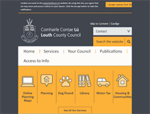 Tablet Screenshot of louthcoco.ie